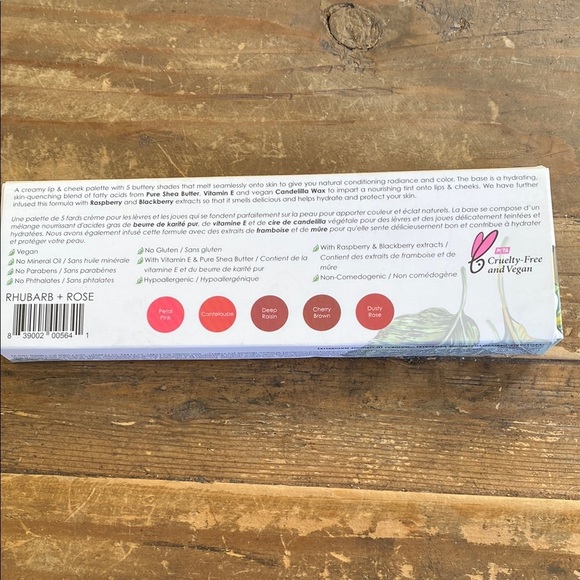 Seraphine Rhubarb + Rose Lip & Cheek Palette - Picture 6 of 7